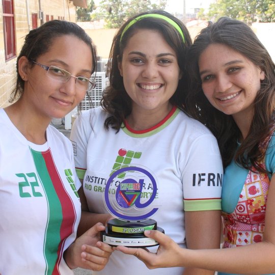 #43530 Câmpus Natal - Zona Norte recebe premiação em festival da EXPOTEC