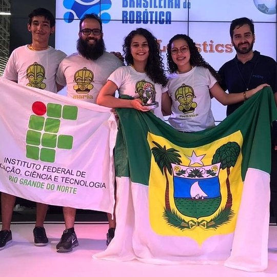 #43545 IFRN marca presença em competição nacional de Robótica