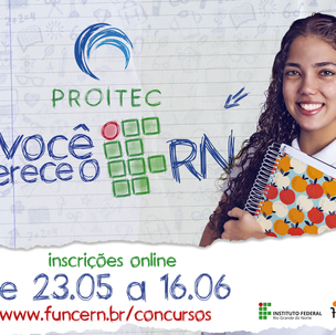 #43915 IFRN divulga edital para o Programa de Iniciação Tecnológica e Cidadania