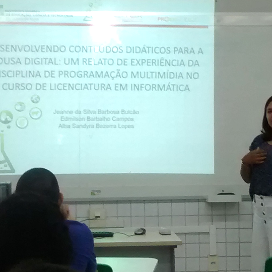 #43920 Aluna de Licenciatura tem artigo aprovado para congresso nacional