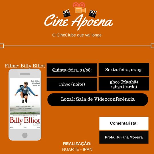 #4393 O cine Club Apoena convida toda a comunidade para mais uma exibição