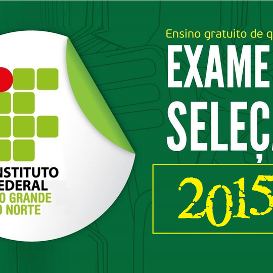 #43998 Inscrições para o Exame de Seleção 2015 terminam hoje