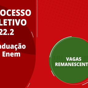 #44039 Divulgada lista de espera para vagas remanescentes via Enem
