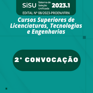 SiSU 2023.2 - Chamada Regular / Edital de Convocação — IFBA