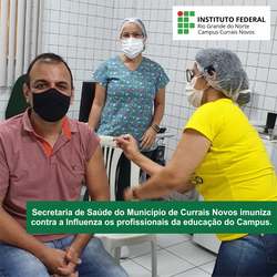 #44223 Secretaria de Saúde do Município realiza imunização contra a Influenza no Campus.