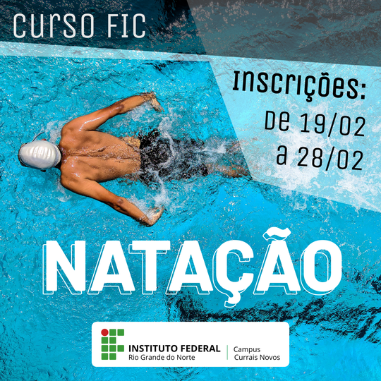 #44229 Campus Currais Novos lança Edital para Curso FIC de Natação