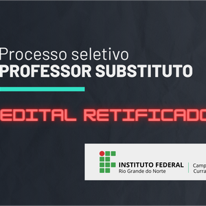 #44230 Retificado Edital para contratação temporária de professor substituto de alimentos