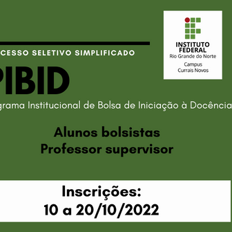 #44283 Lançados editais do Programa Institucional de Bolsa de Iniciação à Docência (PIBID)