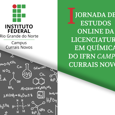 #44406 Curso de Licenciatura em Química realizará I Jornada de Estudos online