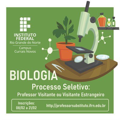#44407 Processo seletivo para professor visitante de Biologia: Local para apresentação do projeto.