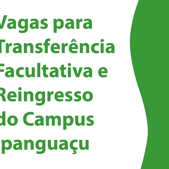 #4451 Divulgadas as vagas para Transferência Facultativa e Reingresso