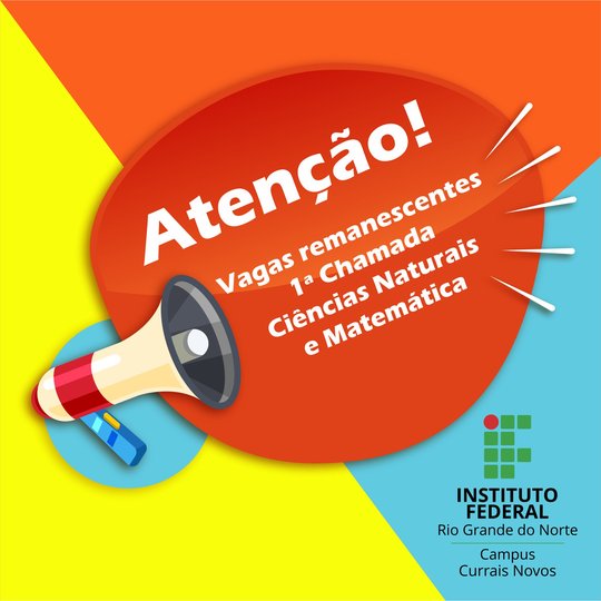#44593 Vagas remanescentes para Curso Superior de Pós-graduação Lato Sensu: Primeira chamada.