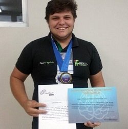 #44606 Aluno do Campus Currais Novos é premiado em evento nacional