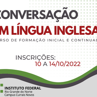 #44824 Lançado Edital para Curso FIC – Conversação em língua inglesa