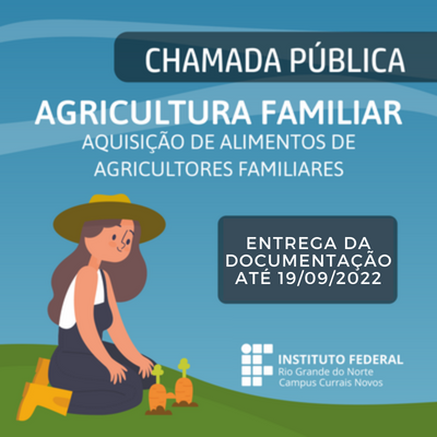 #44851 IFRN divulga chamada pública para a aquisição de gêneros alimentícios