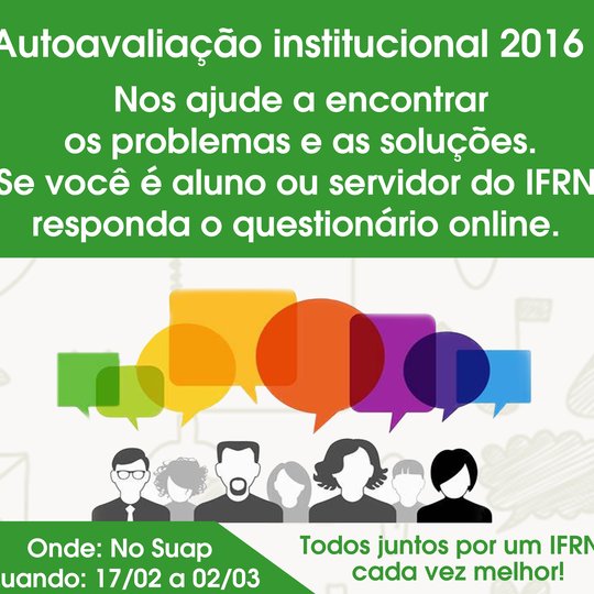 #44876 Autoavaliação institucional deve ser respondida até 2 de março