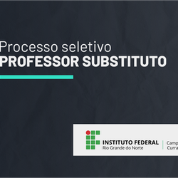 #44987 Processo Seletivo Simplificado de Professores substitutos da disciplina de Sistema de Informação