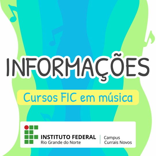 #45060 Cursos de Formação Inicial e Continuada em Música de 2020 - Informações.
