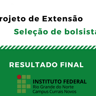 #45194 Seleção de bolsistas e voluntários para projeto de extensão: Resultado final