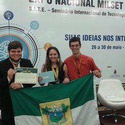 #45519 Projeto do IFRN Currais Novos é 3º lugar na Expo Milset Brasil