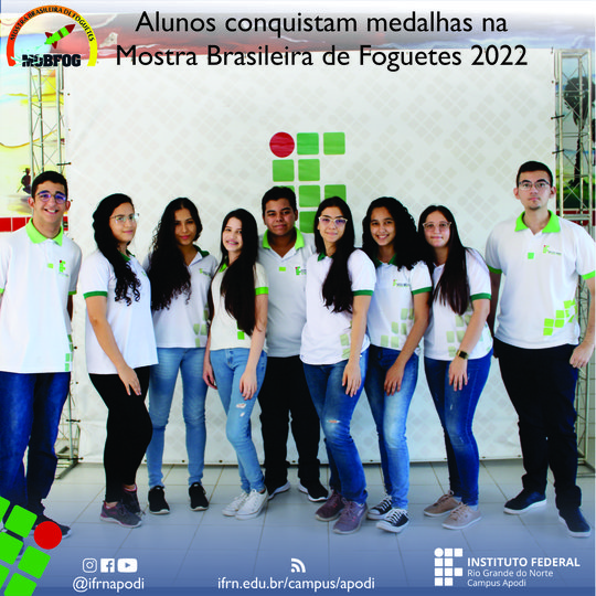 #45639 Campus Apodi é premiado com 3 medalhas na Mostra Brasileira de Foguetes