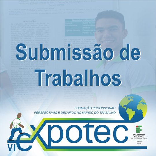 #45662 Submissão de trabalhos da VI EXPOTEC