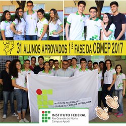 #45664 Alunos são aprovados na 1ª fase da Olímpiada Brasileira de Matemática das Escolas Públicas