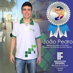 #45753 Aluno do Campus Apodi conquista medalha na OBFEP 2017