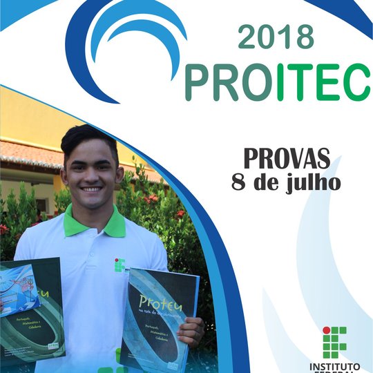 #45758 Prova do ProItec é antecipada