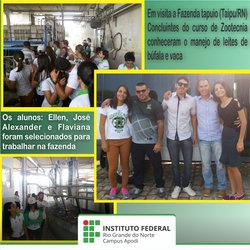 #45764 Concluintes do curso de Zootecnia realizam vista técnica à Fazenda Tapuio