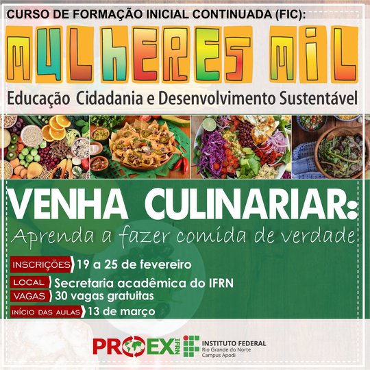 #45781 Extensão divulga resultado final de seleção para o Programa Mulheres Mil