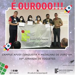 #45784 Campus Apodi conquista a maior premiação na 35ª Jornada de Foguetes