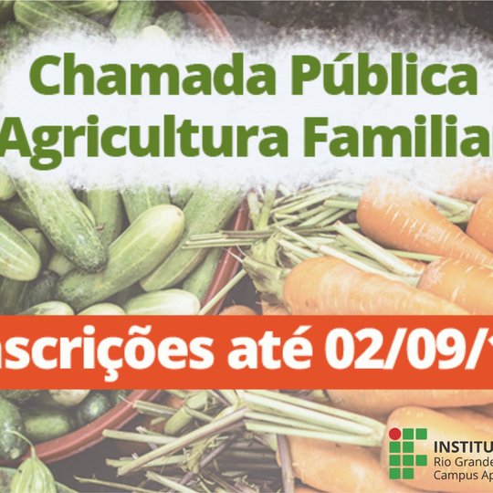 #45827 IFRN divulga chamadas públicas para aquisição de Gêneros Alimentícios