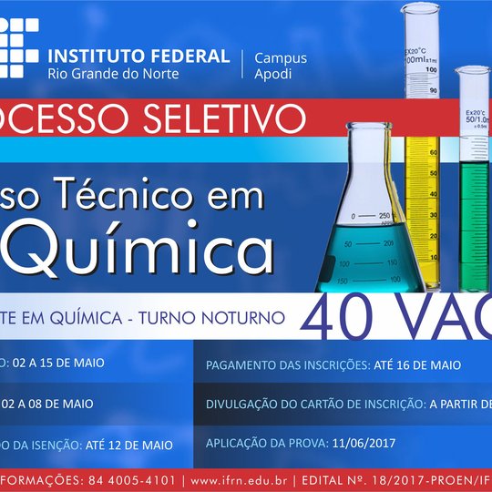 #45835 IFRN publica editais com mais de mil vagas para cursos técnicos