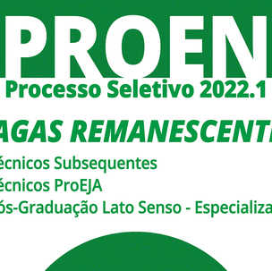 #45861 IFRN divulga editais com vagas remanescentes