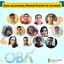 #45882 Campus Apodi é premiado na Olímpiada Brasileira de Astronomia