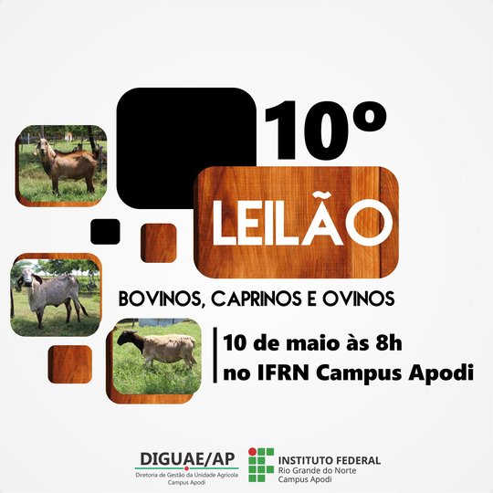 #45891 10º Leilão de animais do Campus Apodi