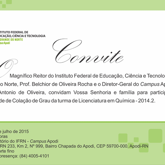 #45969 Solenidade de Colação de Grau da Licenciatura em Química 2014.2