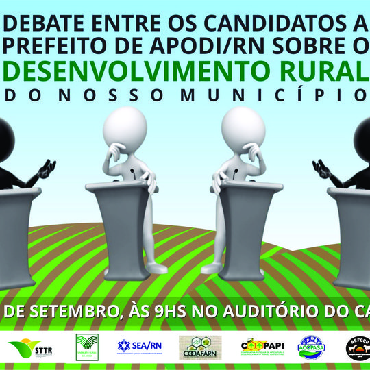 #45991 Grêmio Estudantil do IFRN Apodi promoverá debate com os candidatos a prefeito do município