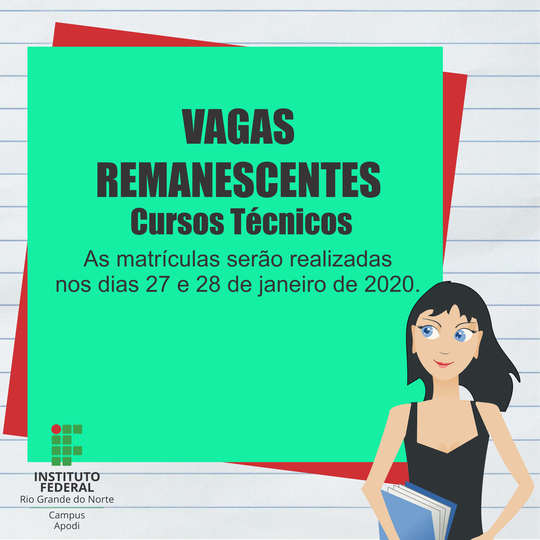 #46032 3º lista de vagas remanescentes dos cursos técnicos subsequentes