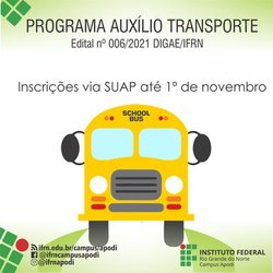 #46072 Divulgado a Lista de selecionados para Programa de Auxílio Transporte