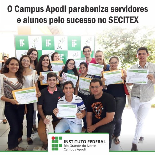 #46081 IFRN Campus Apodi se destaca na II Semana de Ciência, Tecnologia e Extensão do IFRN