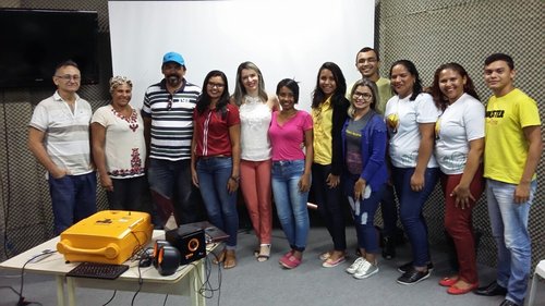 Participantes da reunião no campus Ipanguaçu do IFRN