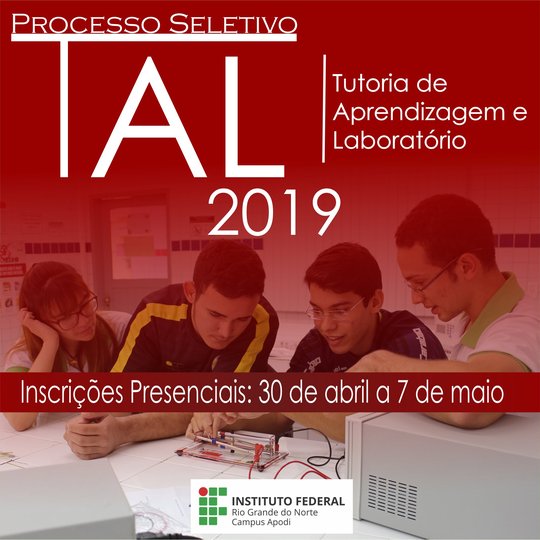 #46146 Publicado edital para seleção de tutores de aprendizagem e laboratório