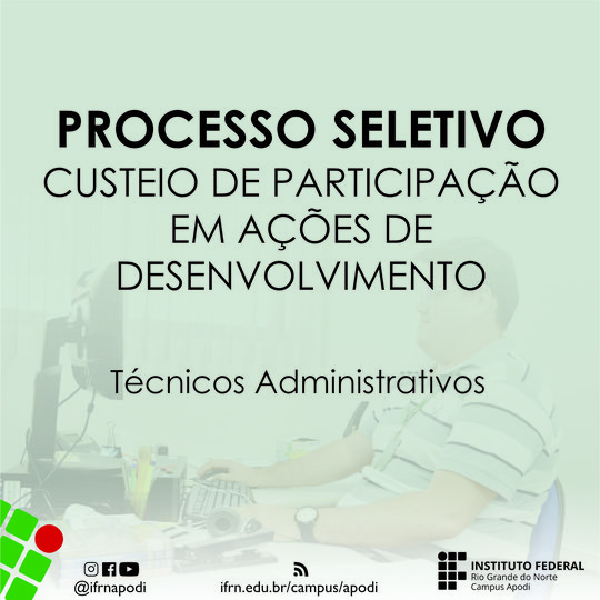 #46157 Divulgado o Resultado Final da concessão de recursos para custeio
