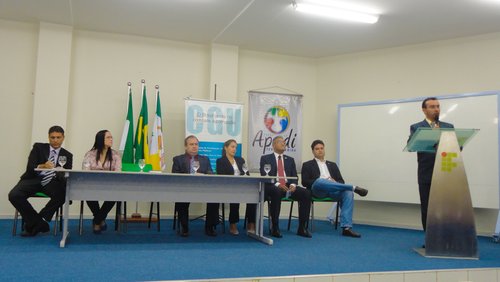 O Diretor-Geral do Câmpus Apodi, Marcos Oliveira, representou o Instituto na abertura do evento.