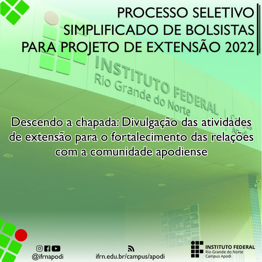 #46205 Divulgada a lista de alunos aprovados processo seletivo para bolsista remunerado