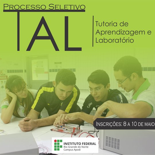 #46221 Publicado edital para seleção de tutores de aprendizagem e laboratório