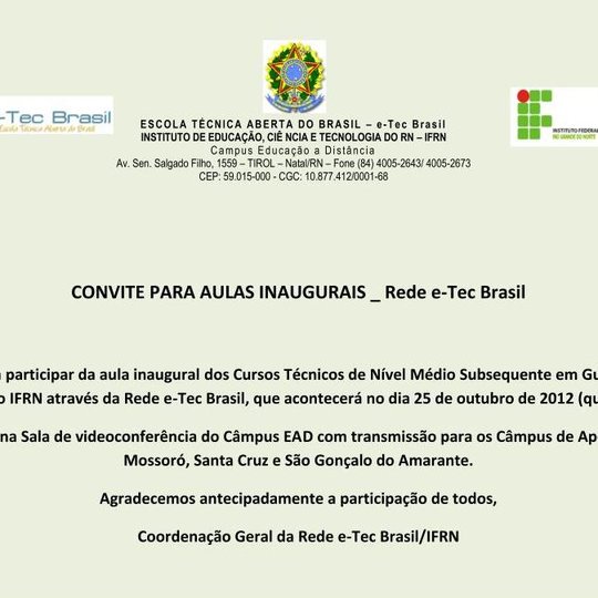 #46232 Aulas do curso de Guia de Turismo iniciam hoje