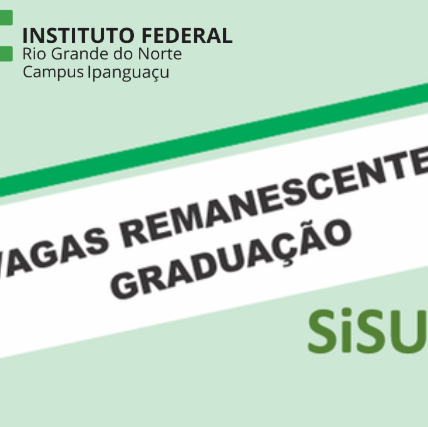 #4623 Vagas Remanescentes: divulgada 2º lista para Graduação via SiSU 